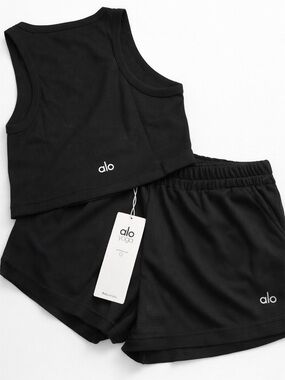 ALO Yoga Black Women's Athletic Shorts